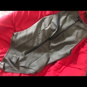 Zipper Body Suit From Forever 21
